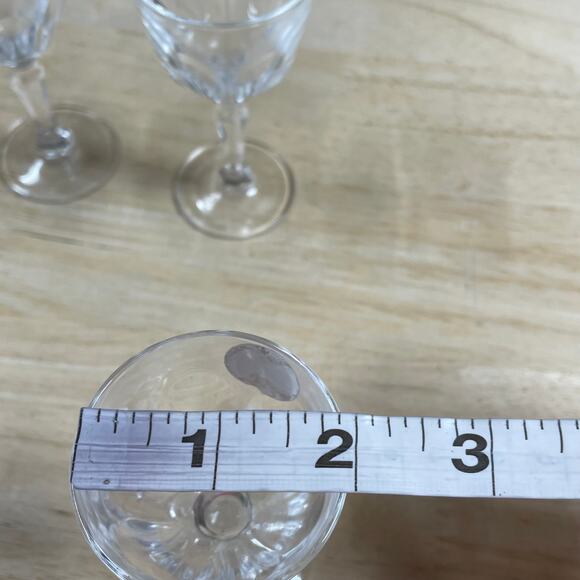 Cristal France Echt Bleikristall 24% Lead Crystal Cordial Glasses Set of 3 - Picture 6 of 6